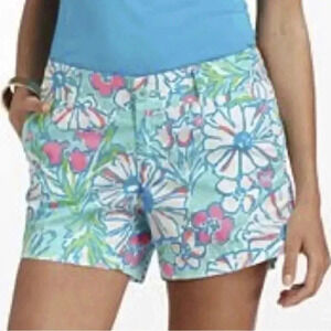 Lilly Pulitzer The Callahan Short Splish Splash Blue Size 2